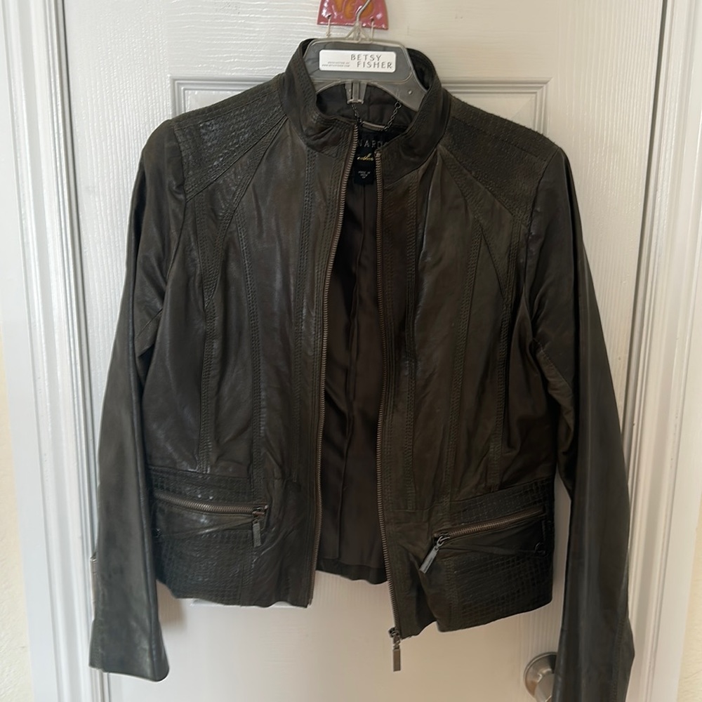 Bernardo Leather Jacket- women’s M